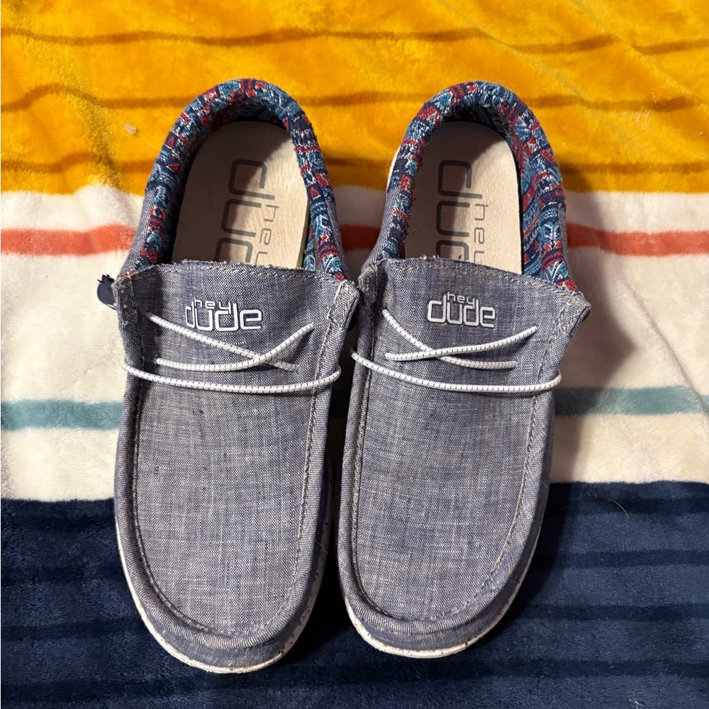 Hey Dude Blue Casual Shoes